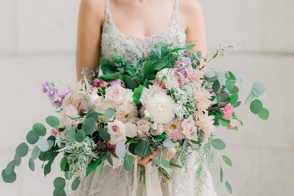 Large garden bouquet