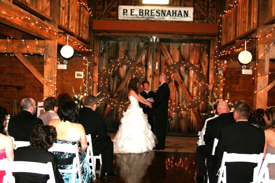 This wedding was performed at Smith Barn-Peabody!