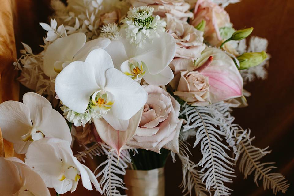 A White Orchid Wedding