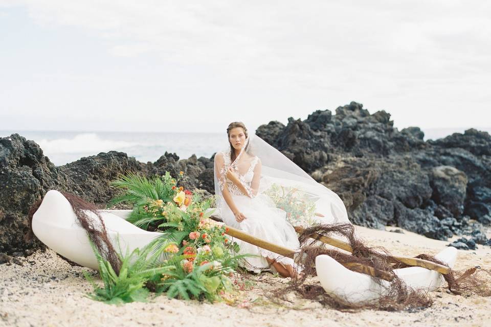A White Orchid Wedding