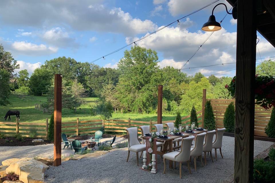 Outdoor setup