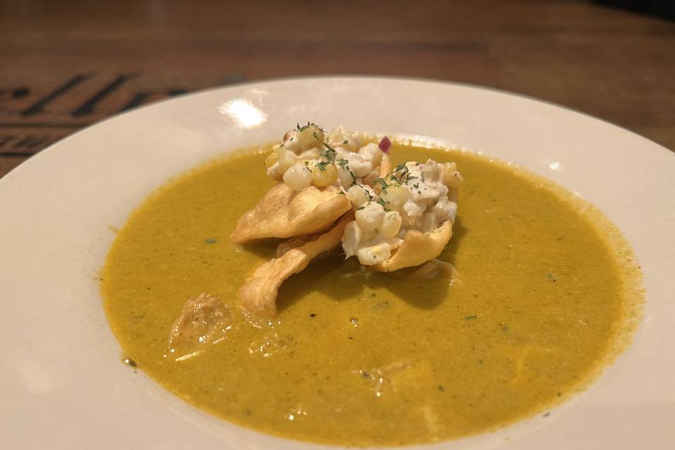 Roasted Poblano Soup