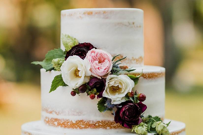 Two-Tier Round Wedding Cakes — Shop Provo Bakery