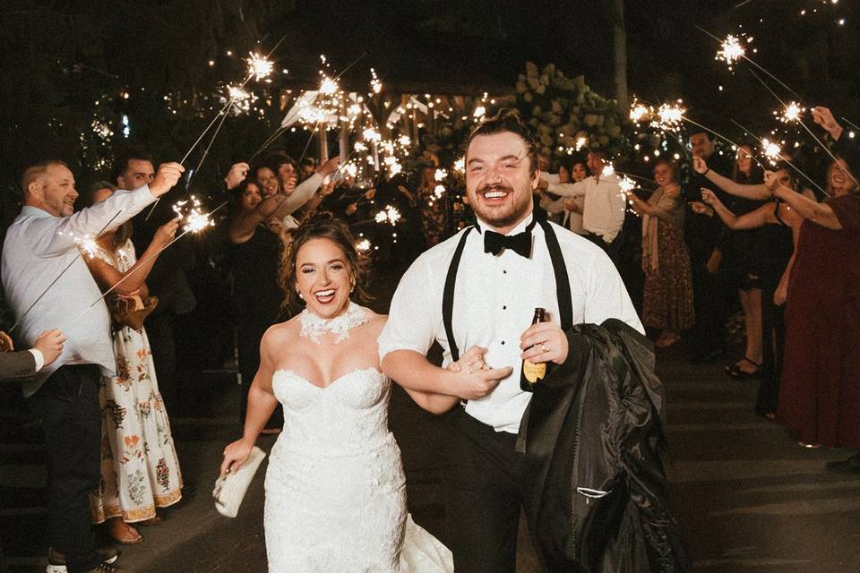 Sparkler send off