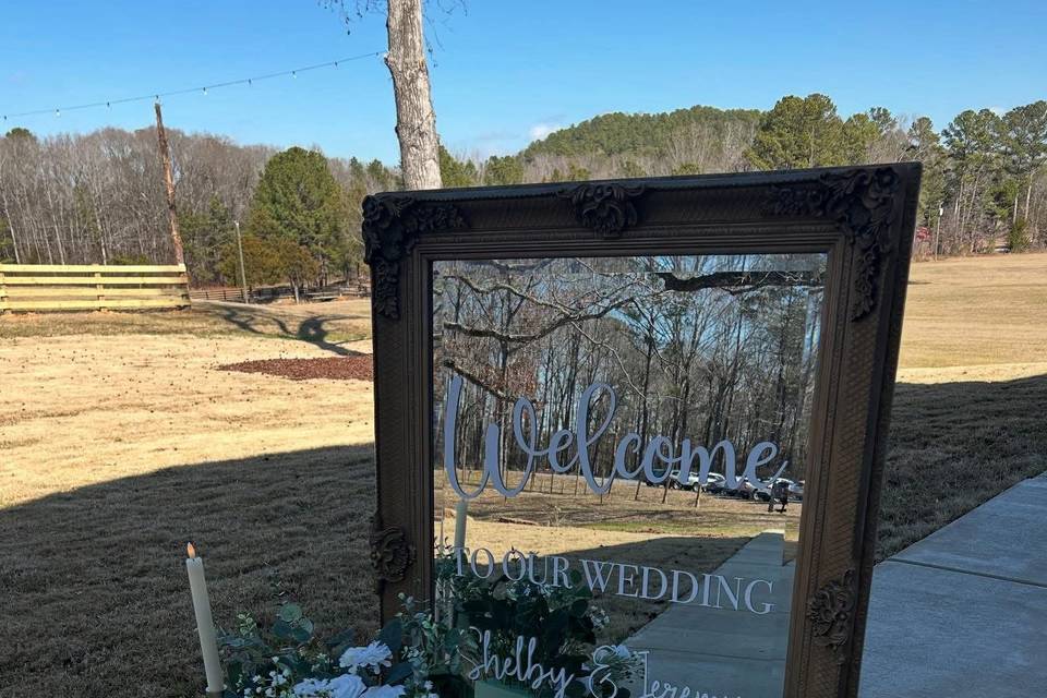 Decorations outside