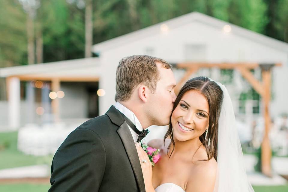Outdoor ceremony area
