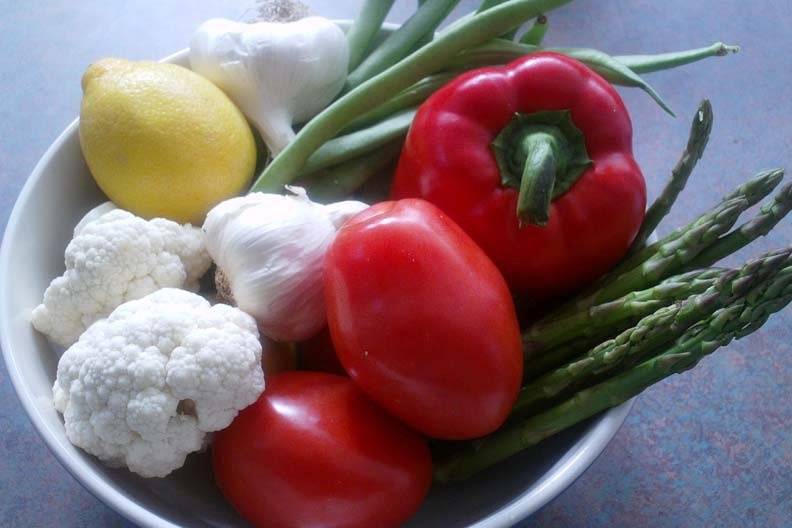Fresh vegetables