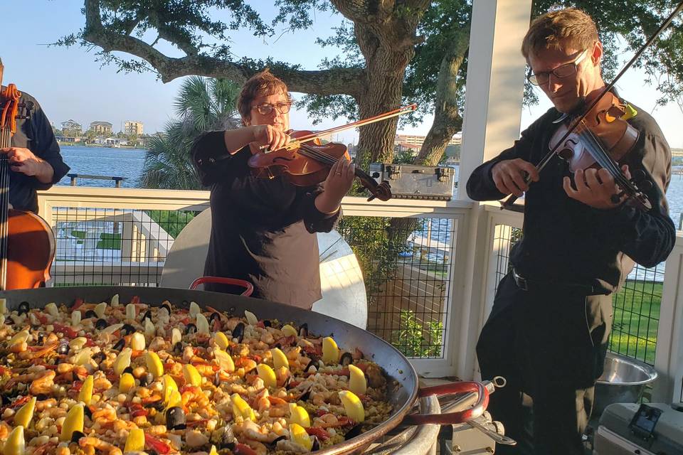 Paella Catering and Live Music