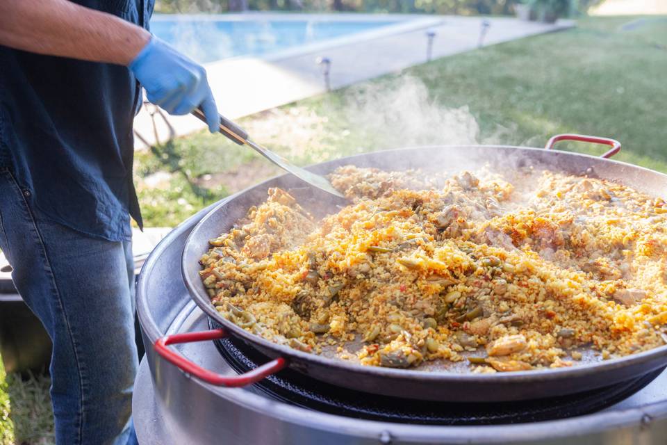 Cooking Paella