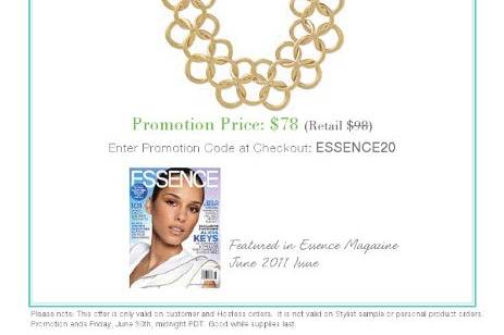 Stella Vintage Link Necklace ****PROMO PRICE THROUGH JUNE 30th, AS SEEN IN JUNE ISSUE OF ESSENCE MAGAZINE. USE PROMO CODE: ESSENCE20****