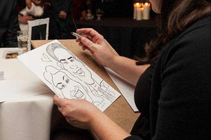 Drawing at the Society Room of Hartford, November 2015