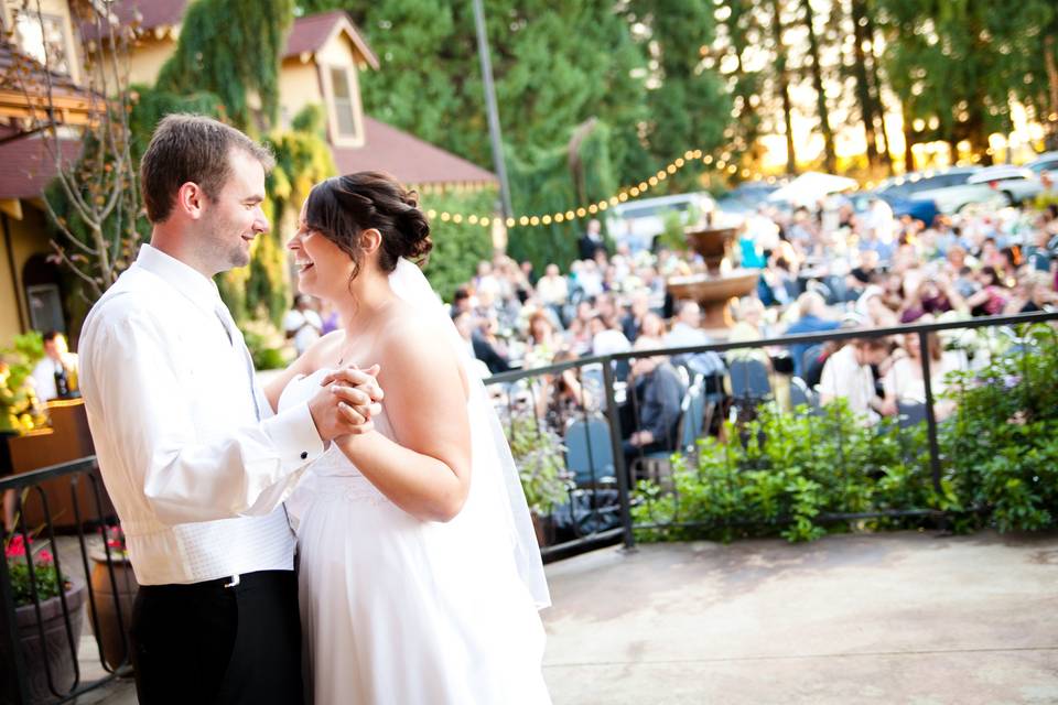 Couple dancing