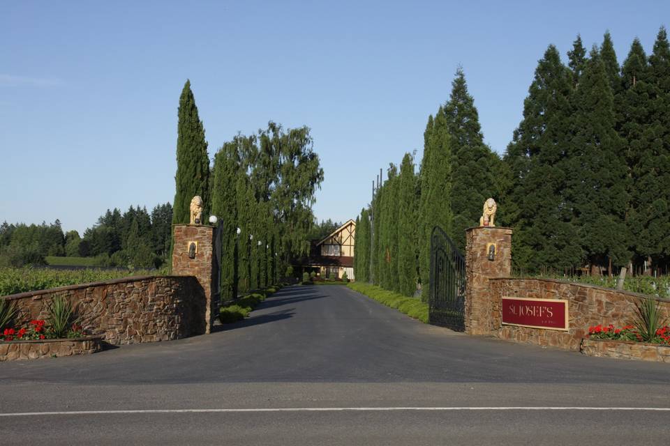 St Josef's Winery entrance