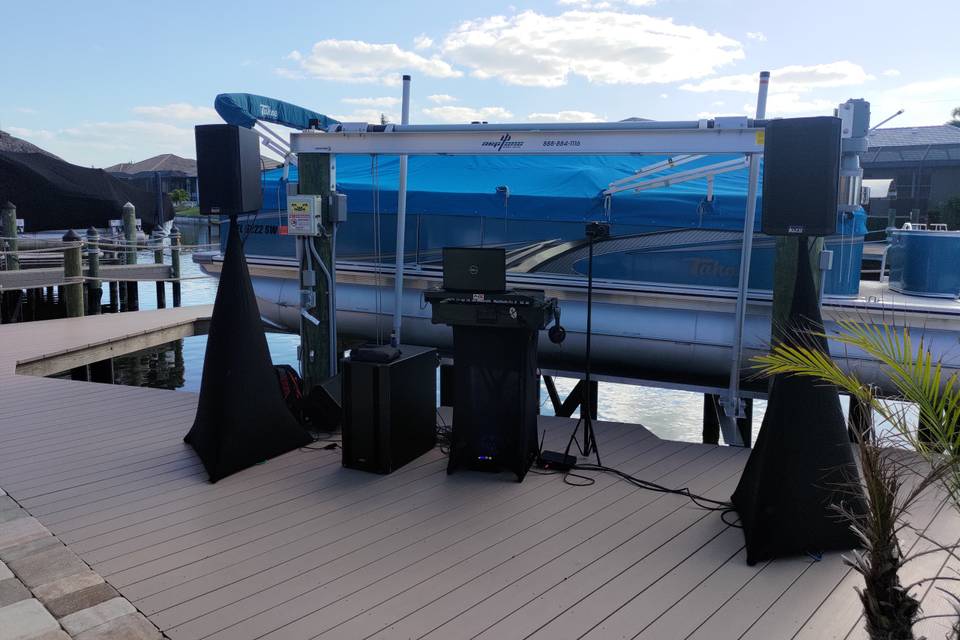 Dock Party Setup