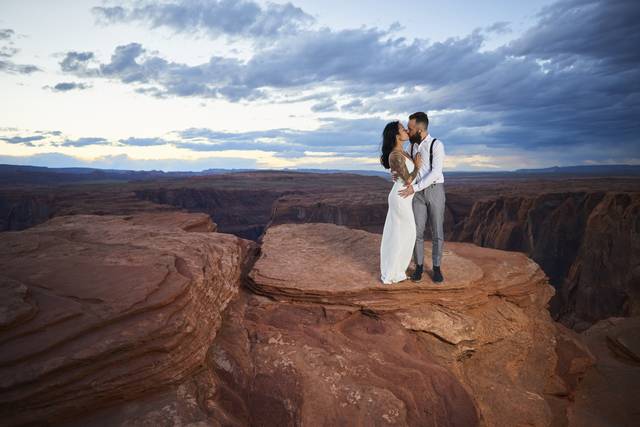 Elopement in northern Arizona.