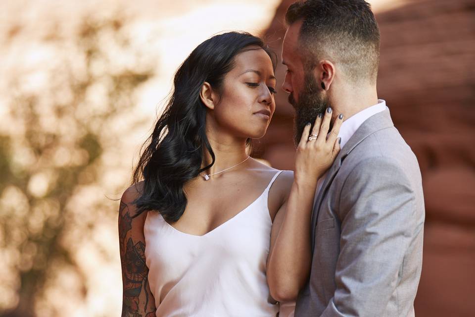 Elopement in northern Arizona.