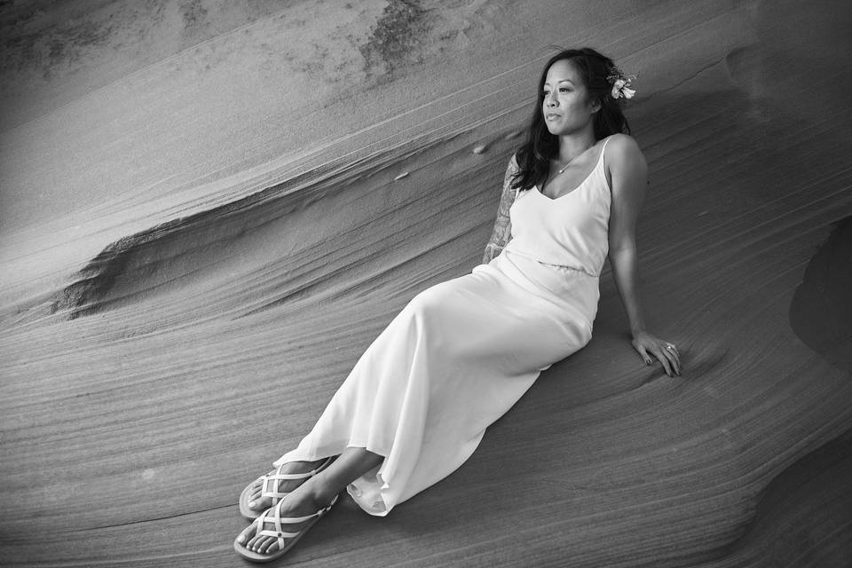 Elopement in northern Arizona.