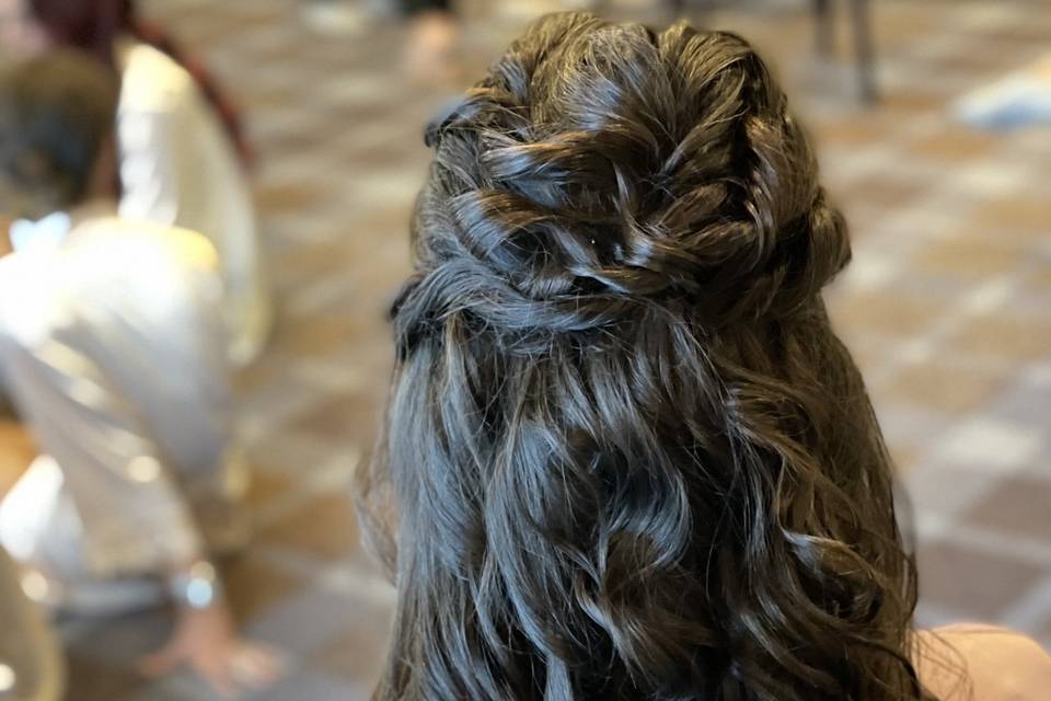 Bridesmaid hair