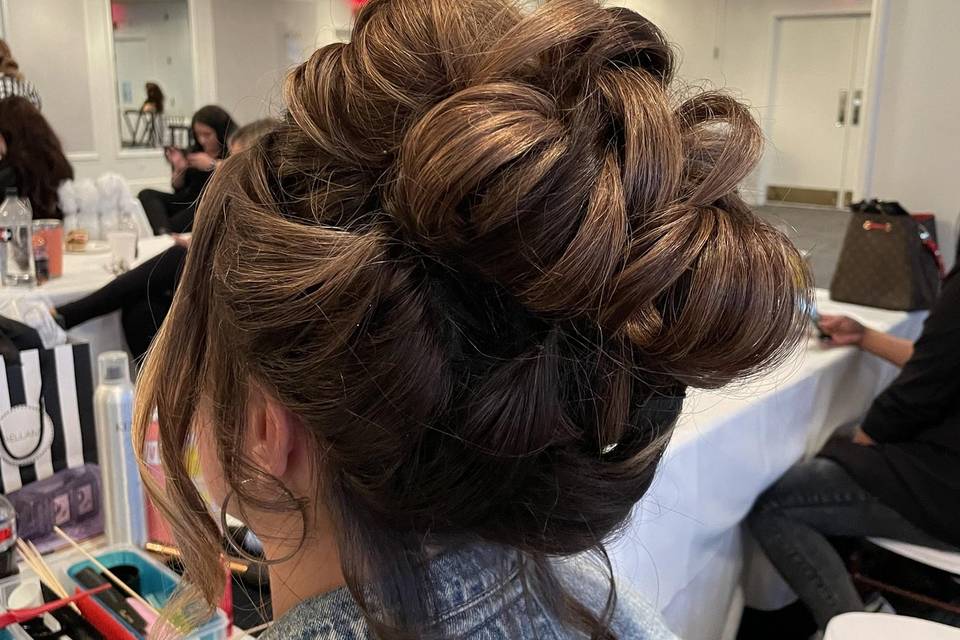 High updo