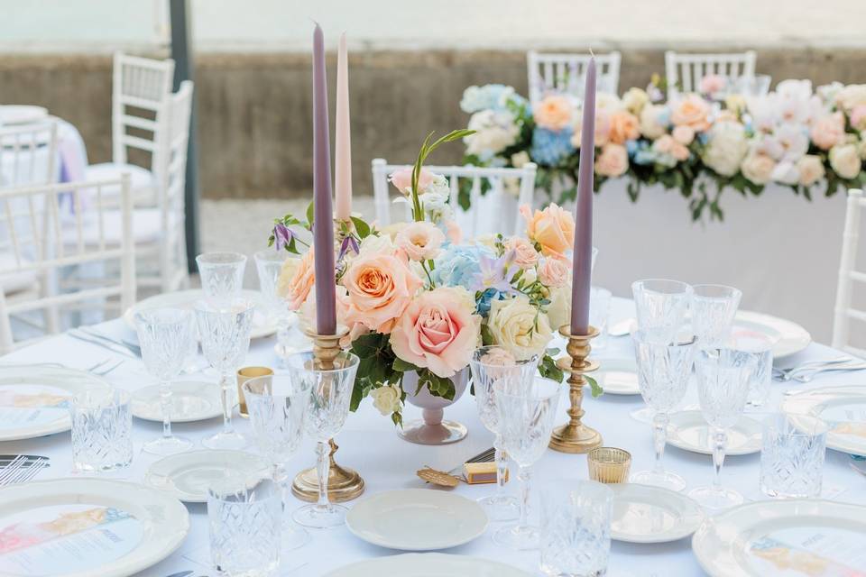 Wedding Table Lake Como