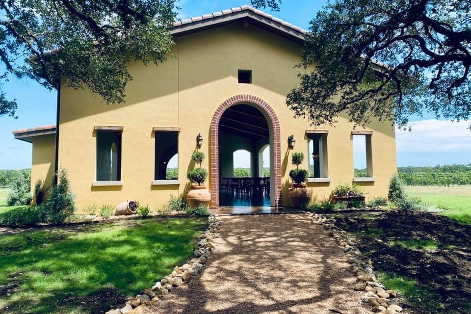 Ceremony site exterior