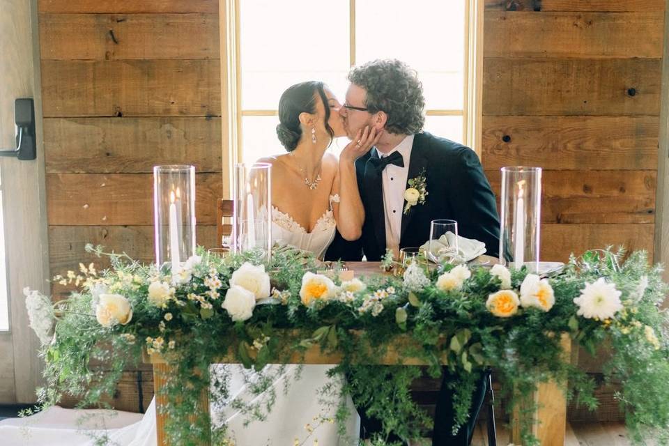 Yellow Rustic Modern Wedding