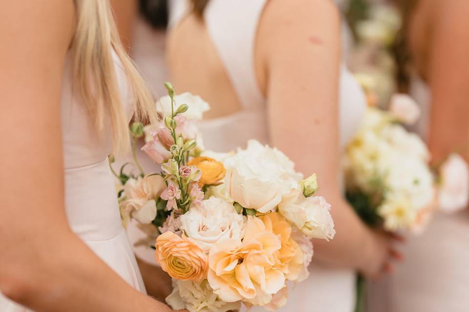 Bridesmaid bouquets