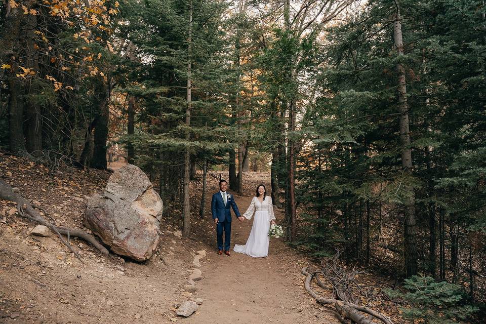 Wedding in Lake Arrowhead