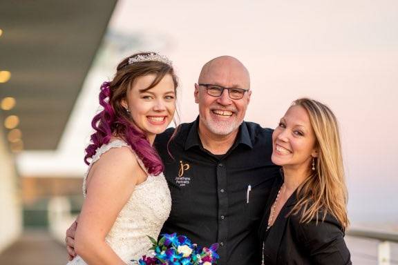 Jonathan & Brittany with Bride