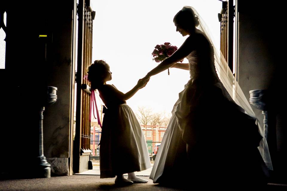 Bride & Daughter