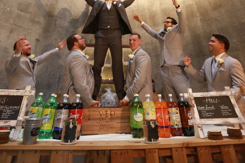 Groomsmen can have fun, too!