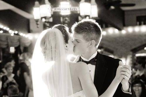 Couple kissing