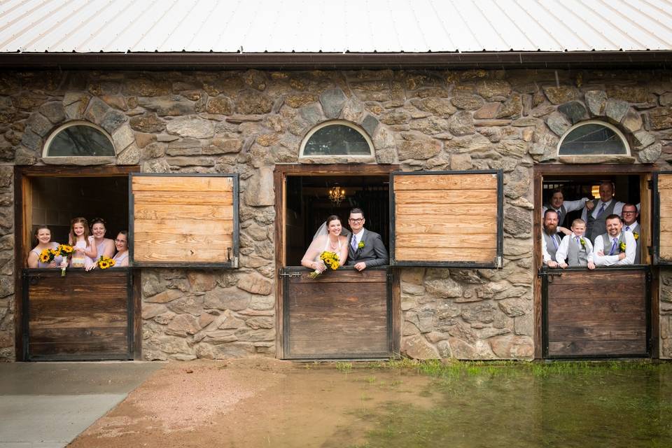 Upper Barn_Wedding Party