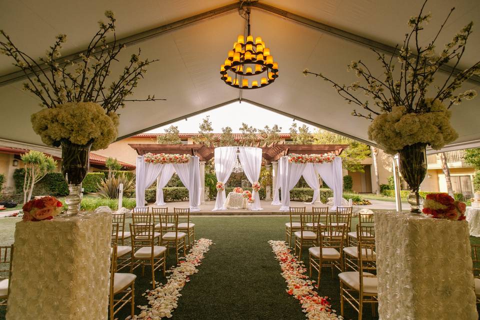 Wedding Ceremony Courtyard