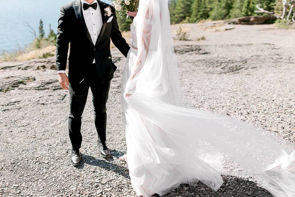 Wedding at Glacier Ntl Park