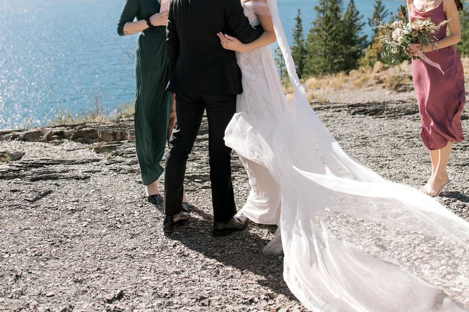 Wedding at Glacier Ntl Park