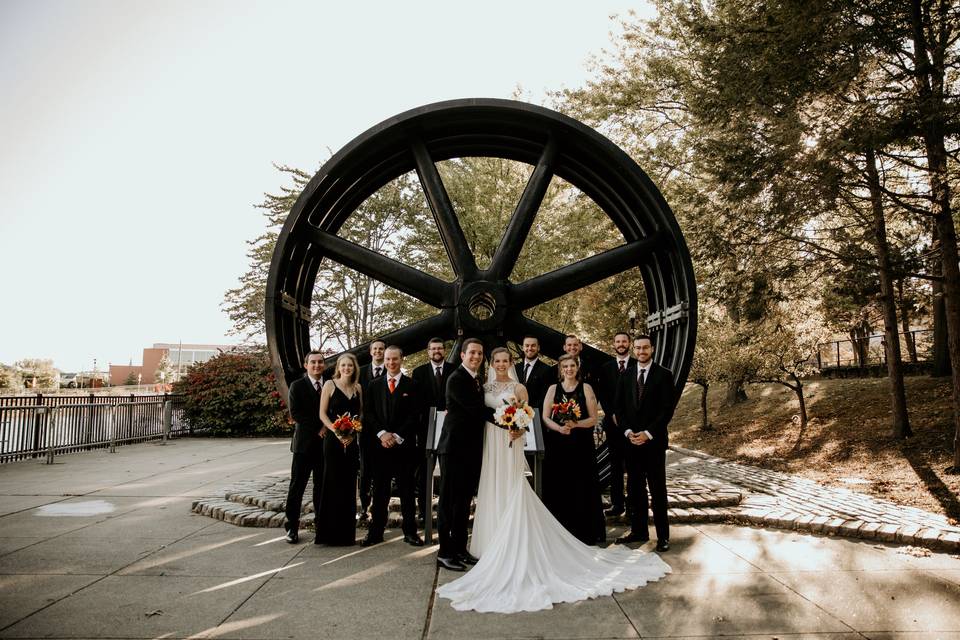 Historic water wheels