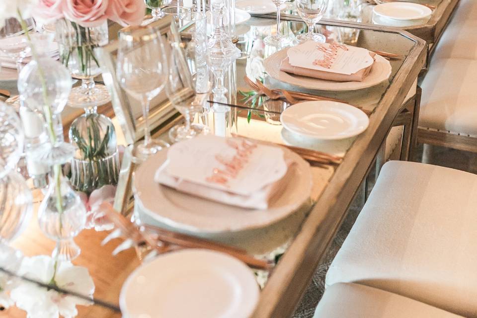 Long table scape