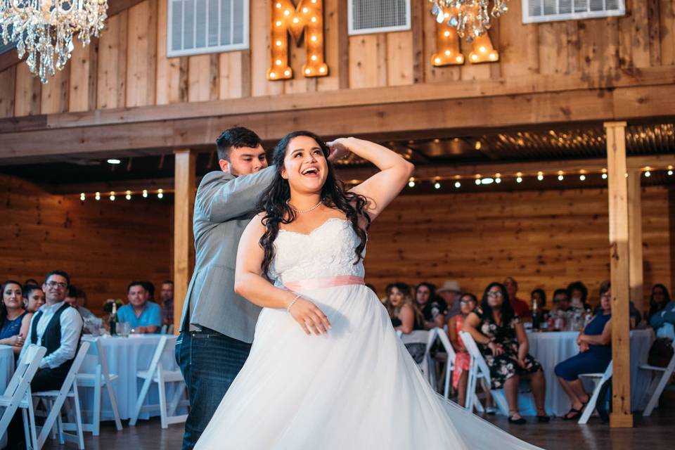 Couple dancing