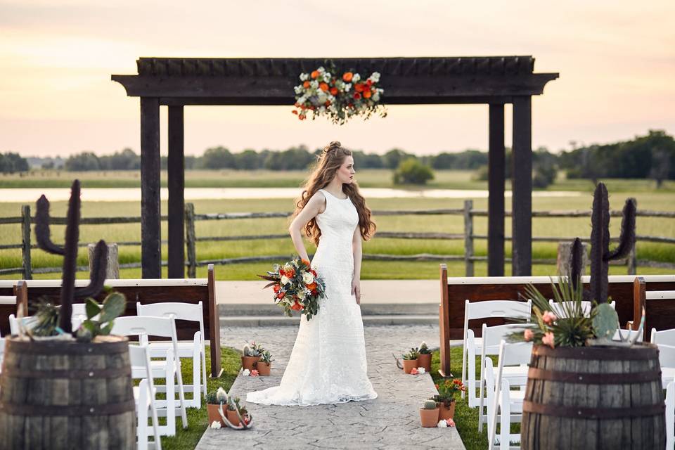 Bride's portrait