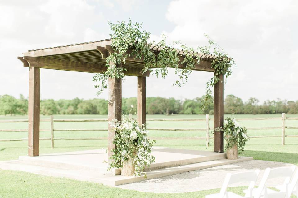 Wedding chuppah