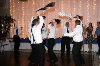 Groom and Groomsmen having a bit of fun