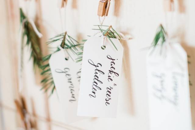 Placecard setup