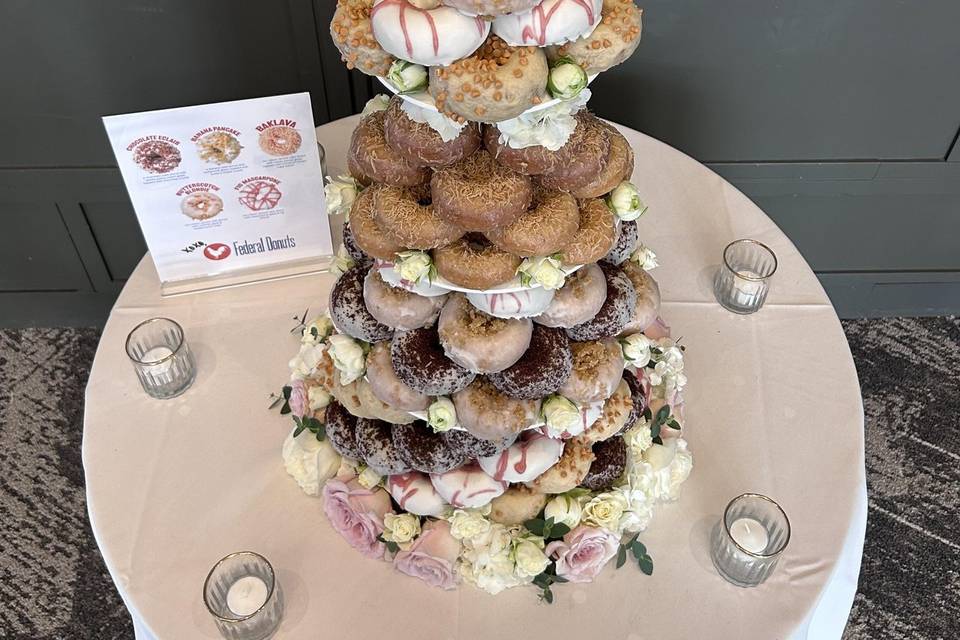 Donut cake!