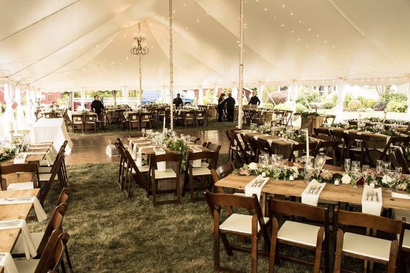 Tent wedding