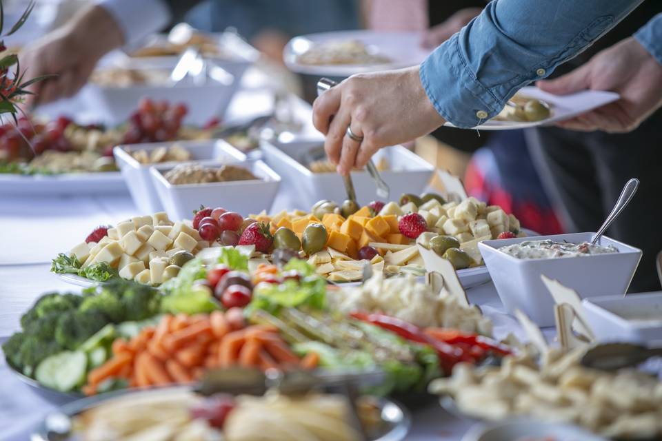 Buffet for guests