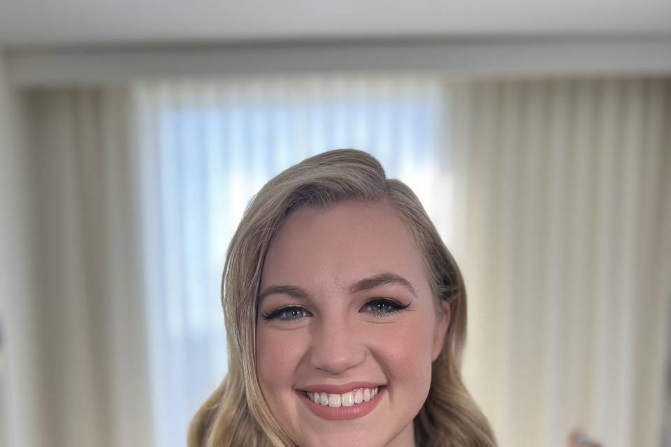 Bridal party makeup