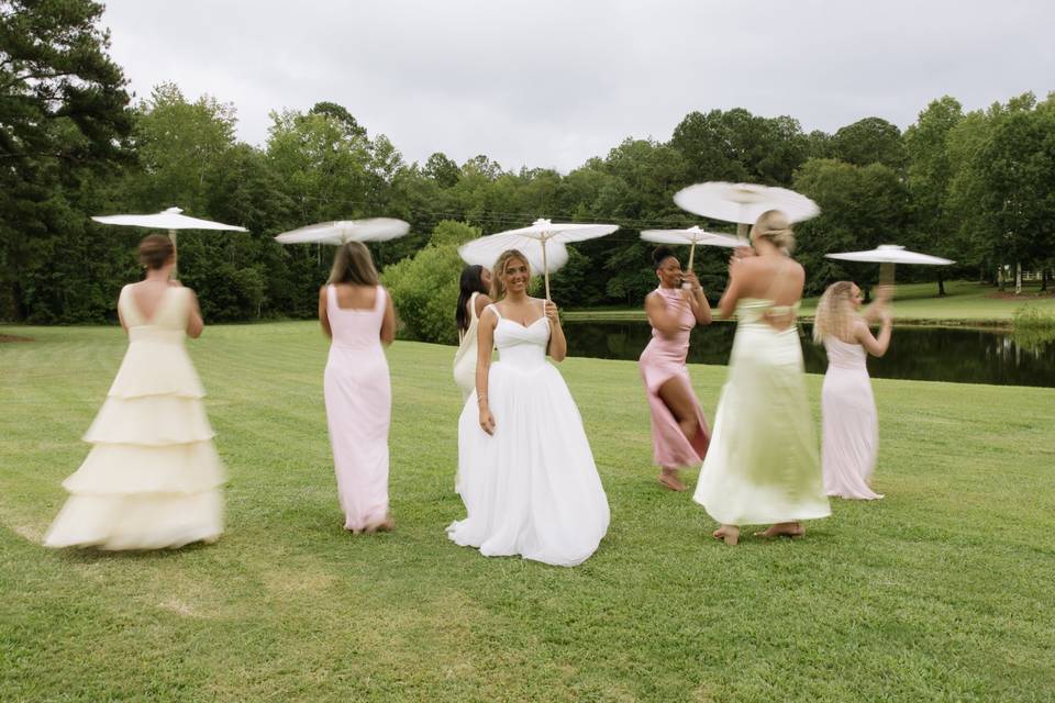 Bride & Girls