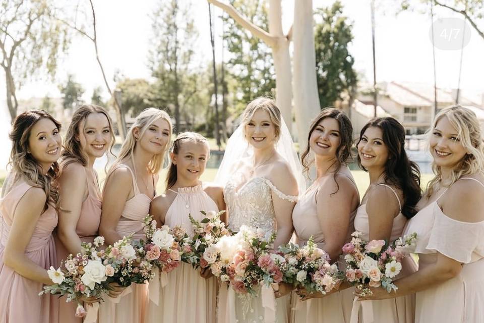 Bridal Party: Wildflowers