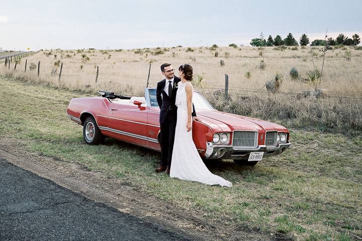 West Texas outdoor wedding